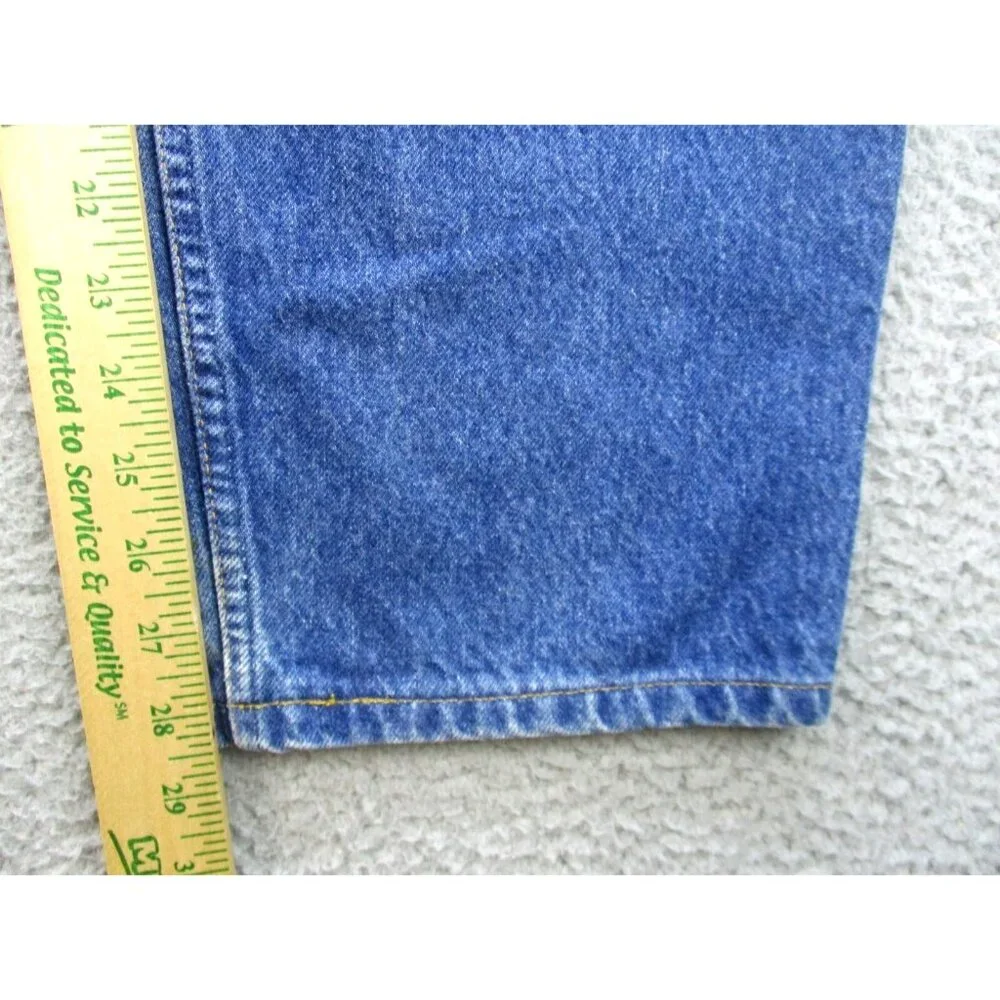 Mens 42x32 Vintage Levis 505 Jeans Blue Straight USA Made Classic American Denim - Picture 6 of 8
